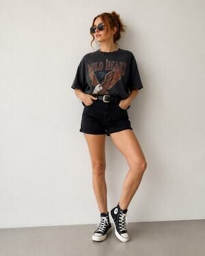 Universal Threads Black Jean Cuff Shorts 8/29R
